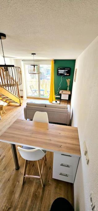 T3 Duplex Thonon Centre - Parking - Gare - Thermes Экстерьер фото